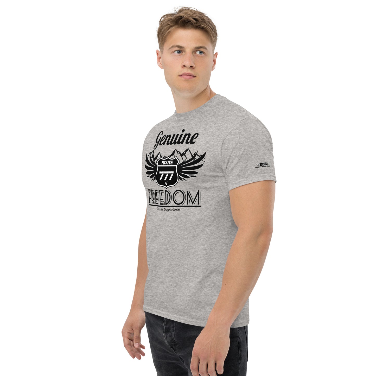 DDB Men's Route 777 Classic Tee 010, by DocBlue Designer Brand