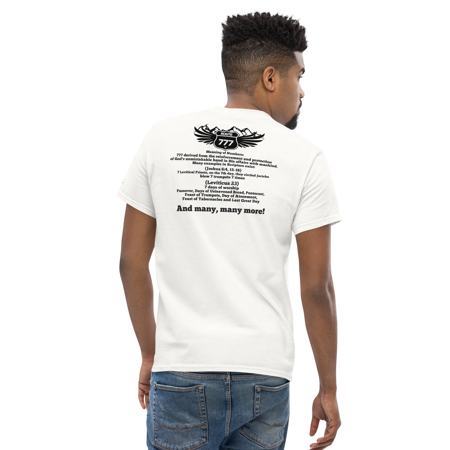 DDB Men's Route 777 Classic Tee 010, by DocBlue Designer Brand