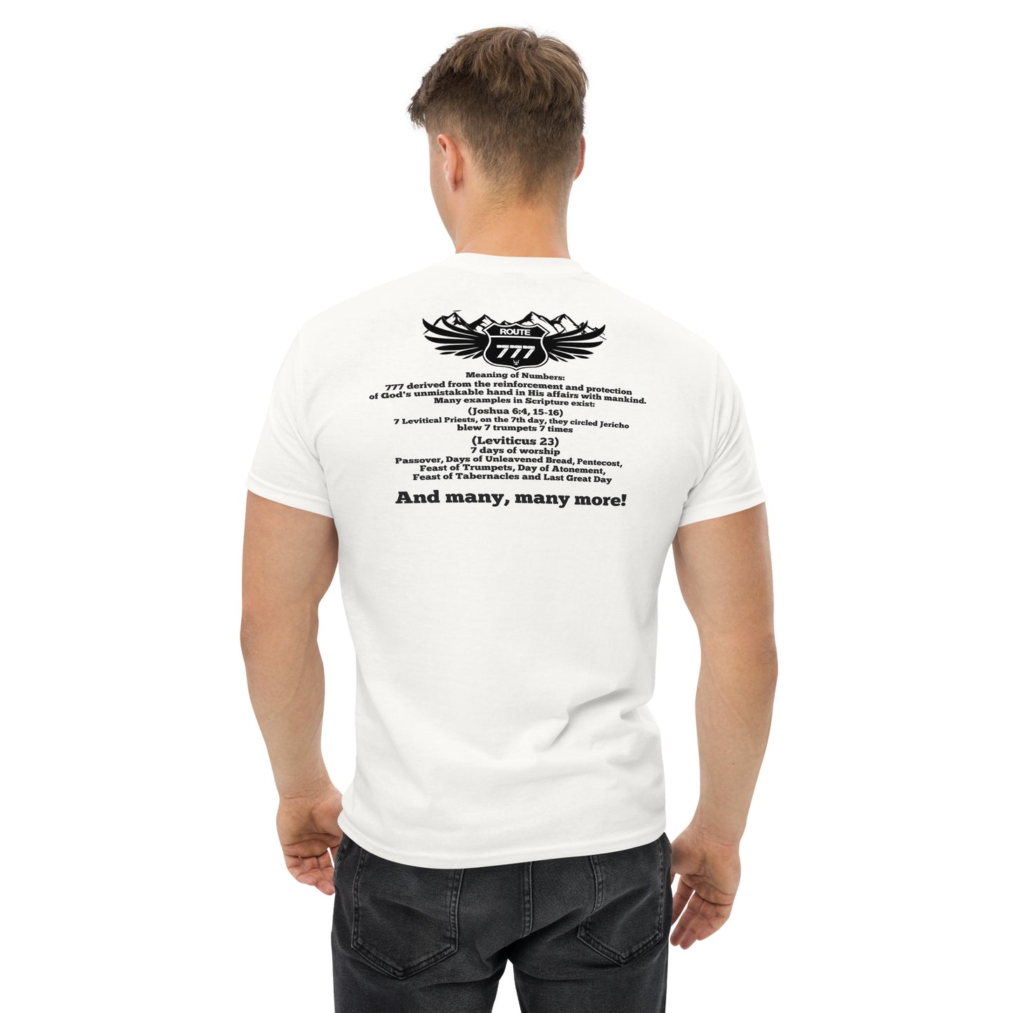 DDB Men's Route 777 Classic Tee 010, by DocBlue Designer Brand