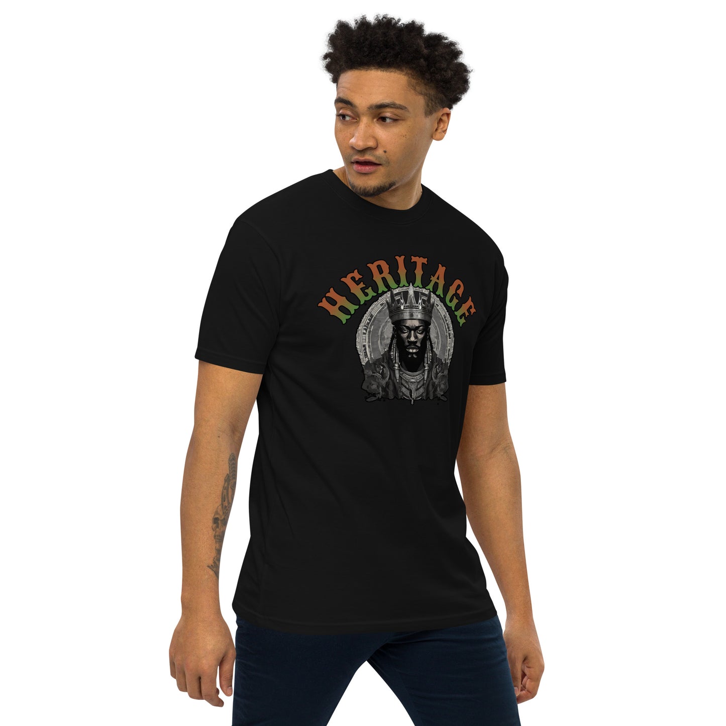 DDB Heritage Men’s Premium Heavyweight Tee 011, by DocBlue Designer Brand