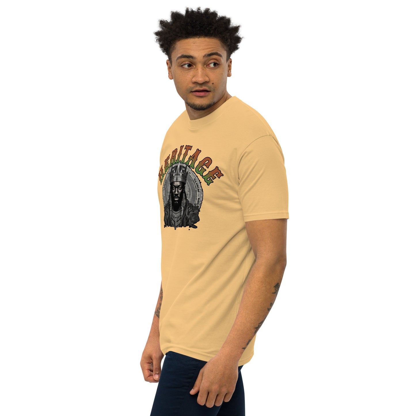 DDB Heritage Men’s Premium Heavyweight Tee 011, by DocBlue Designer Brand