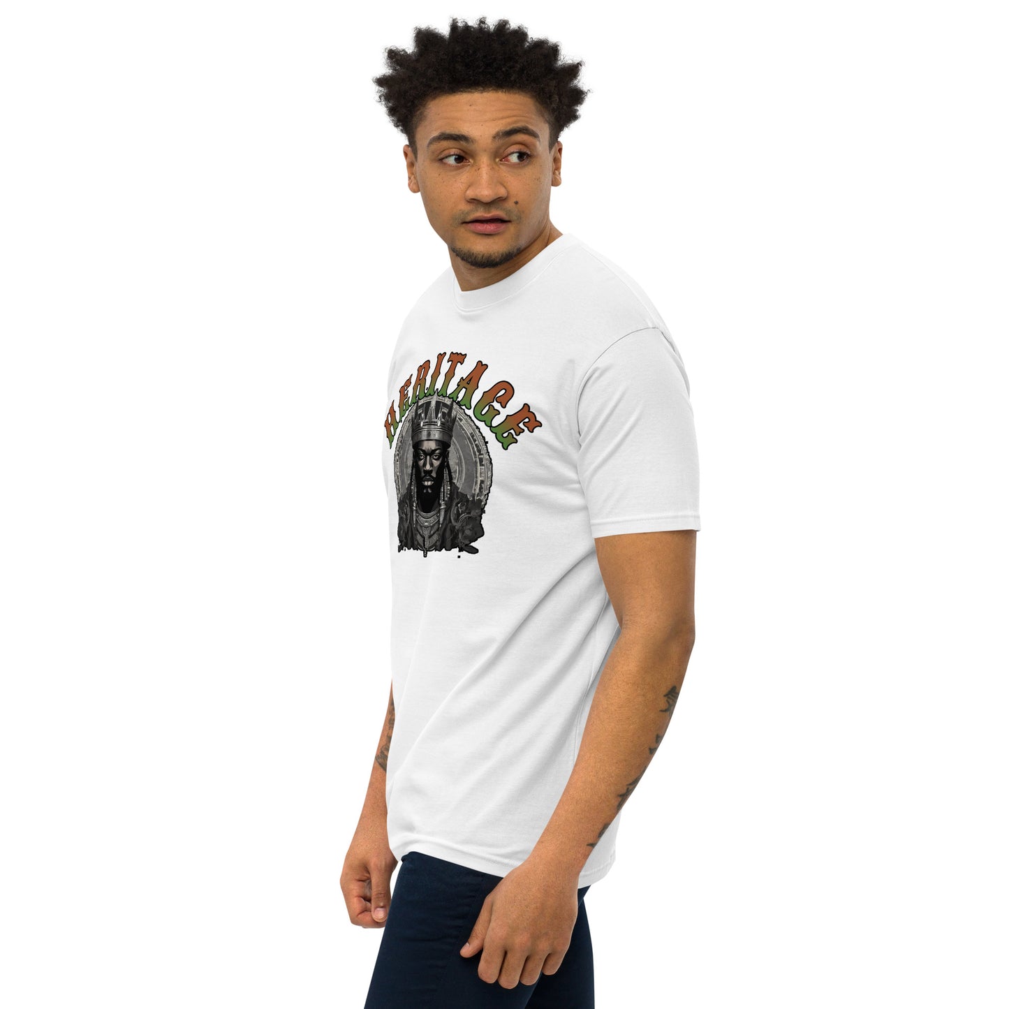 DDB Heritage Men’s Premium Heavyweight Tee 011, by DocBlue Designer Brand