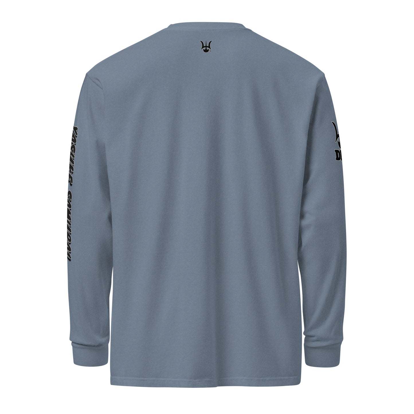 Garment-dyed heavyweight long-sleeve shirt