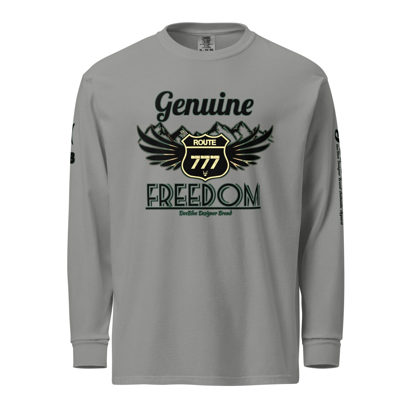 Genuine Freedom heavyweight long-sleeve shirt 014, by DocBlue Designer Brand