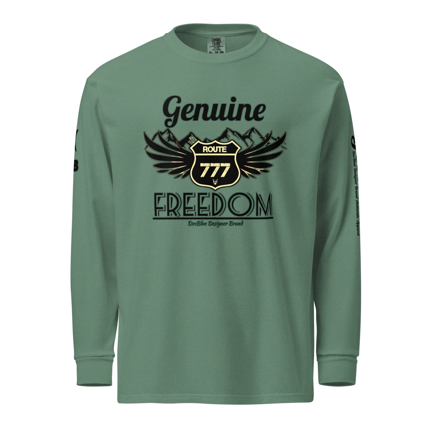 Genuine Freedom heavyweight long-sleeve shirt 014, by DocBlue Designer Brand