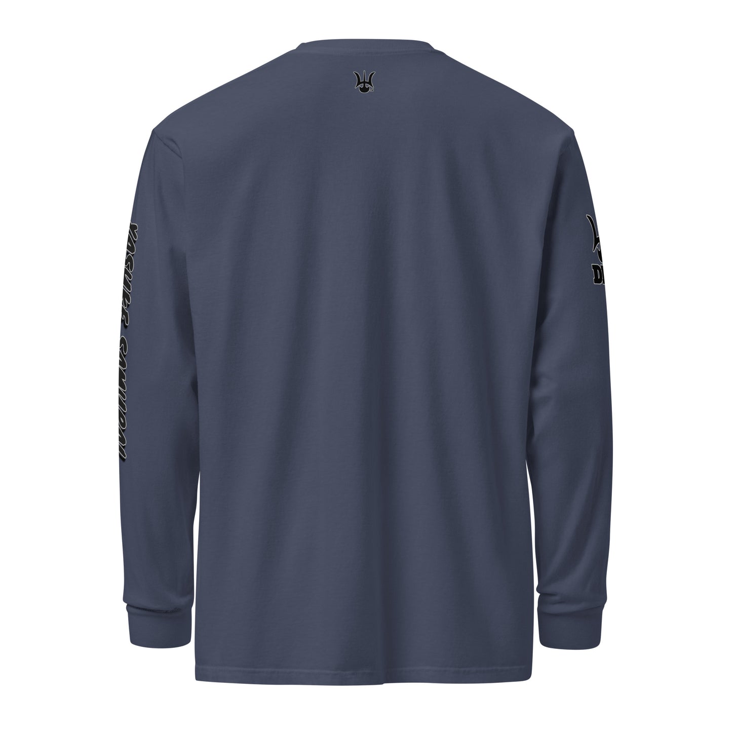 Garment-dyed heavyweight long-sleeve shirt