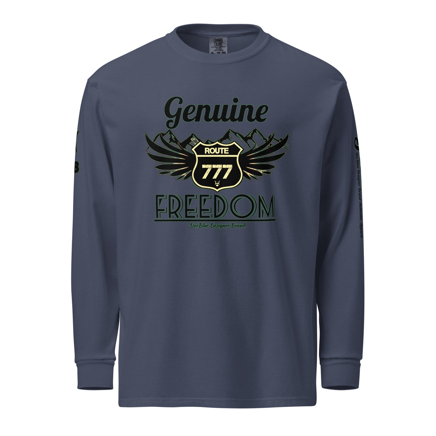 Genuine Freedom heavyweight long-sleeve shirt 014, by DocBlue Designer Brand