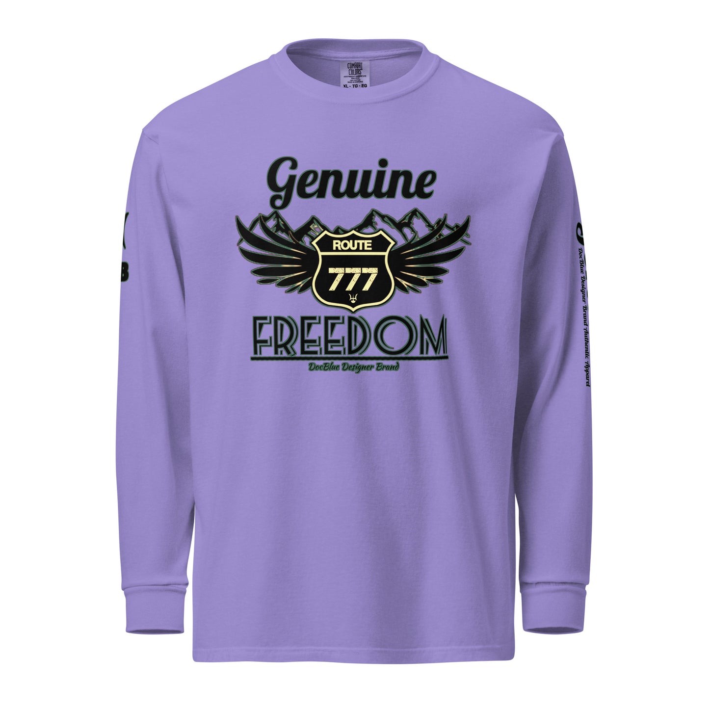 Genuine Freedom heavyweight long-sleeve shirt 014, by DocBlue Designer Brand