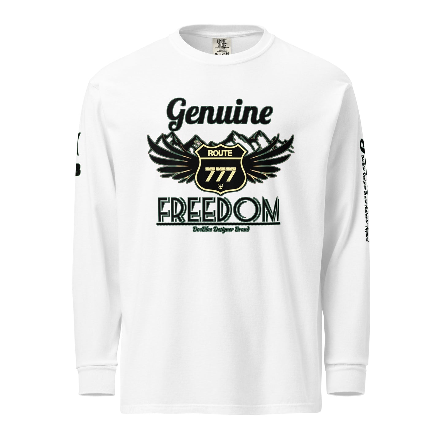 Genuine Freedom heavyweight long-sleeve shirt 014, by DocBlue Designer Brand