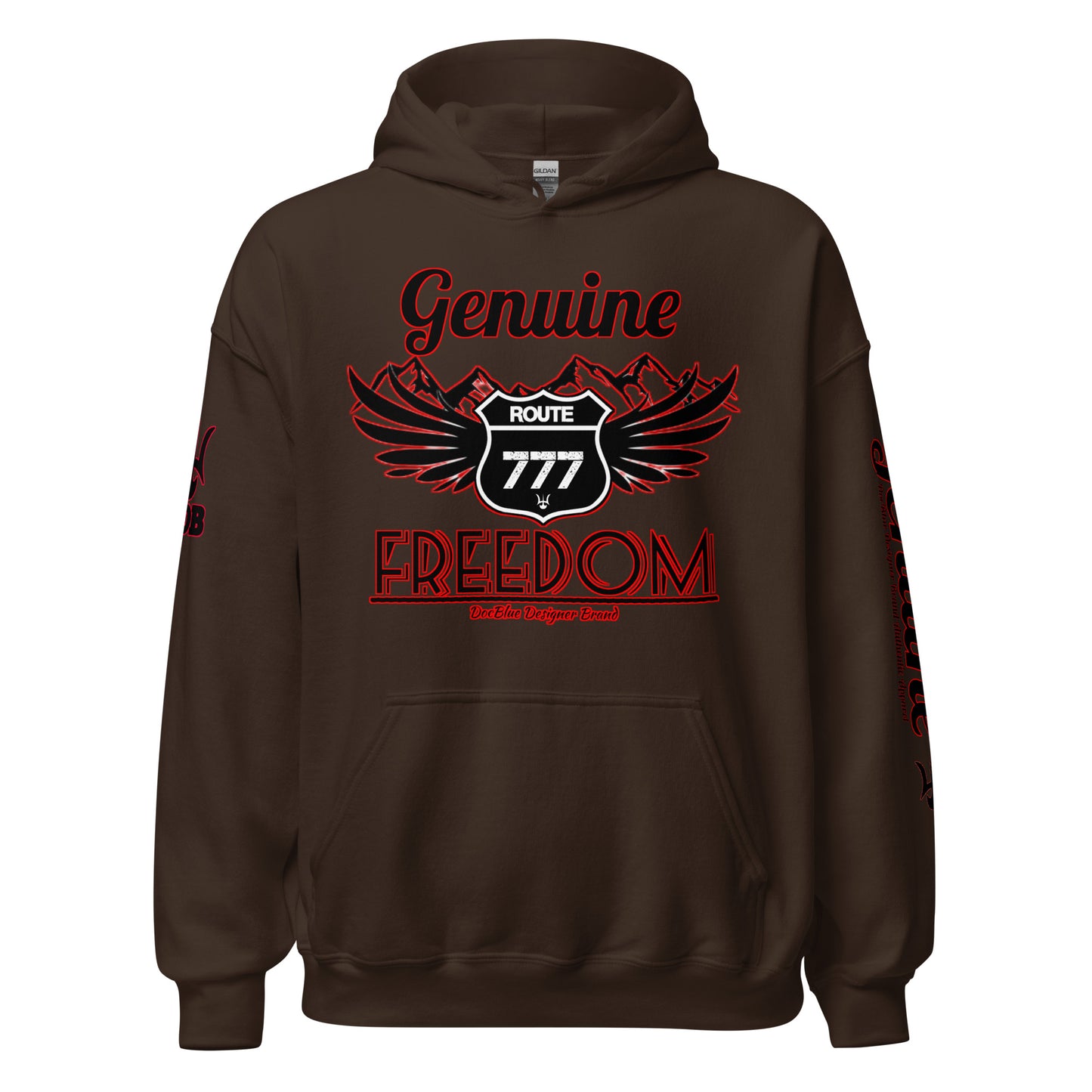 DDB Genuine Freedom Hoodie 011, by DocBlue Designer Brand