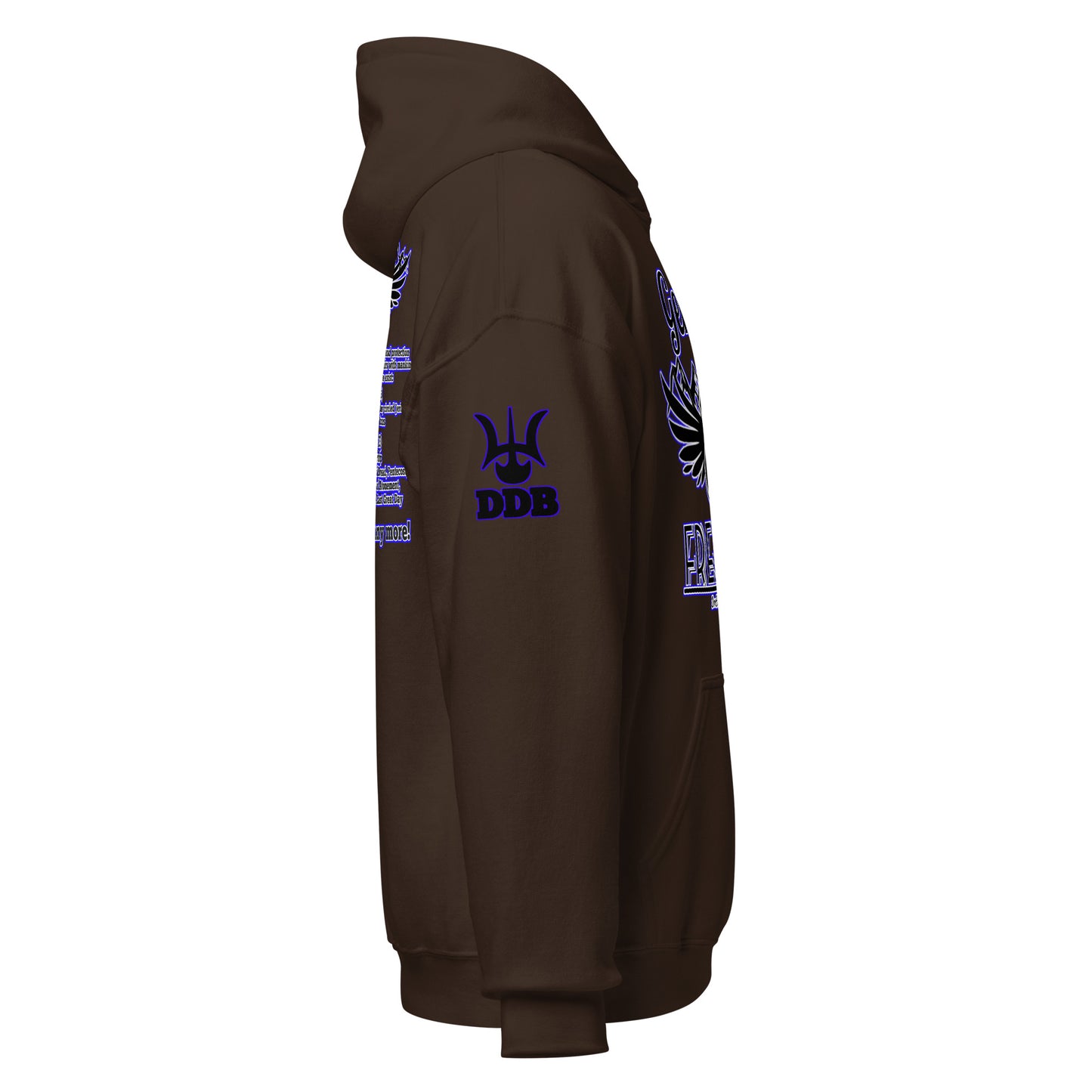 DDB Genuine Freedom Hoodie 012, by DocBlue Designer Brand