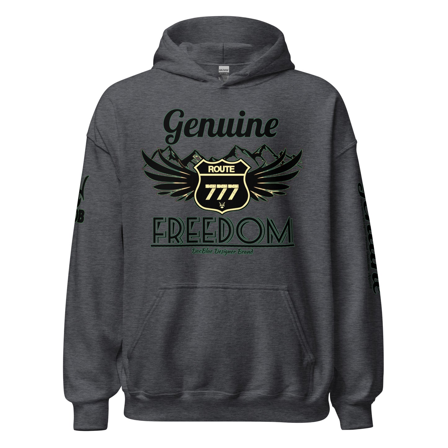 DDB Genuine Freedom Hoodie 013, by DocBlue Designer Brand