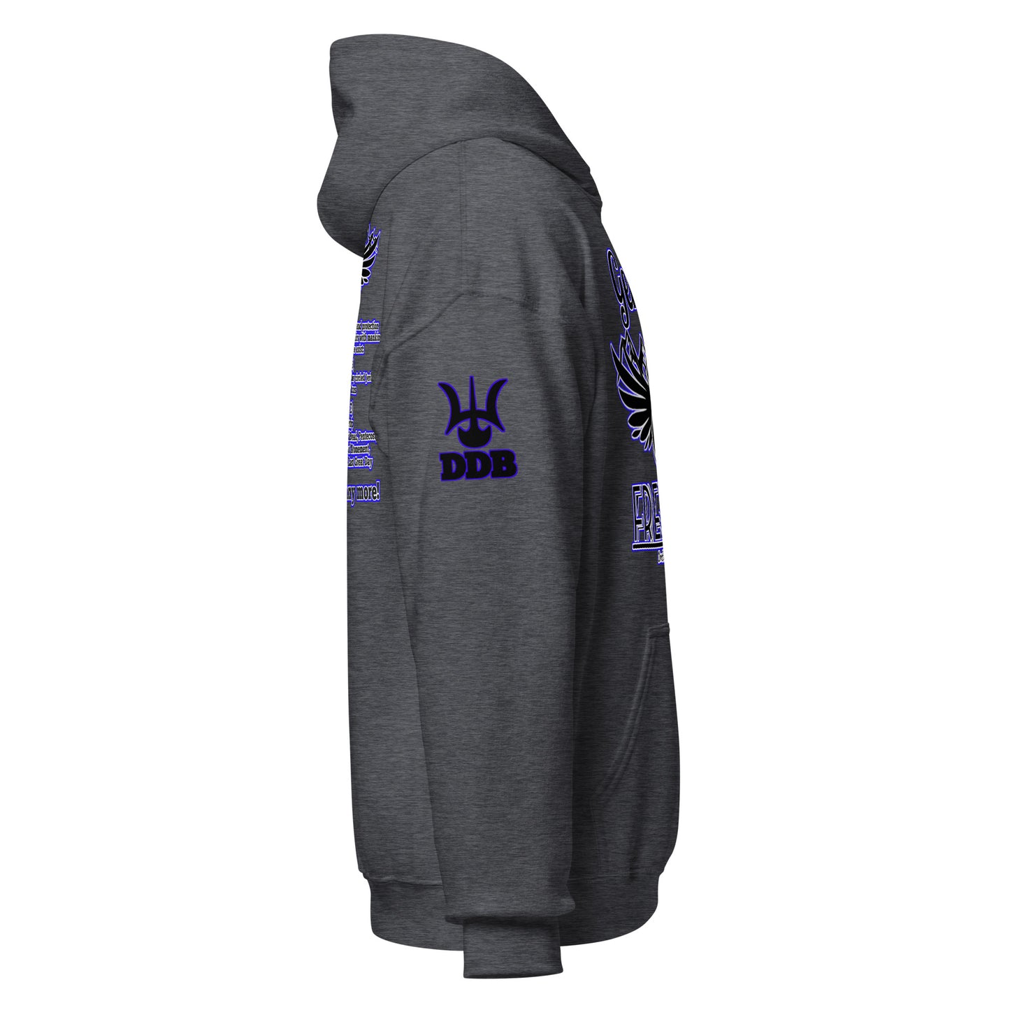 DDB Genuine Freedom Hoodie 012, by DocBlue Designer Brand