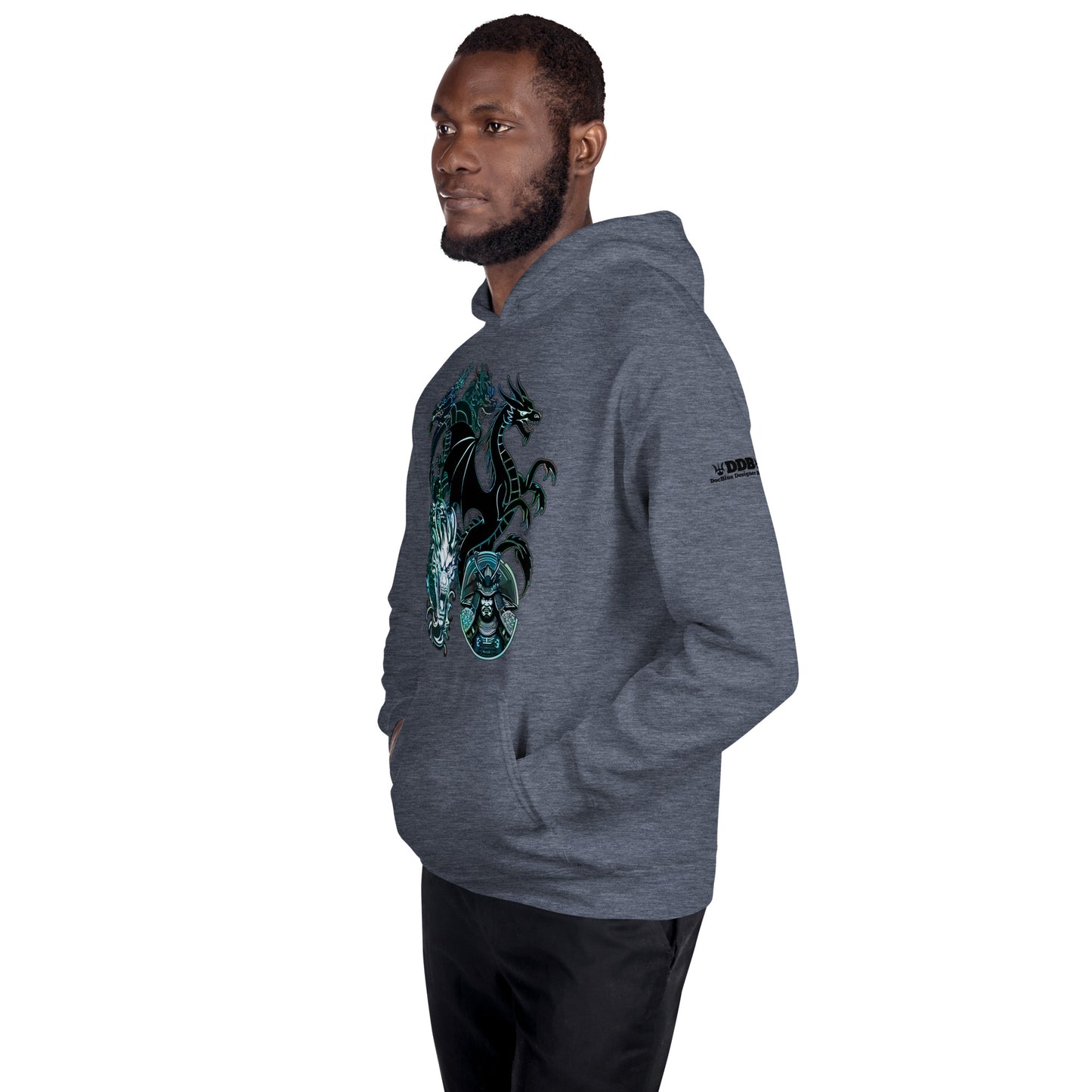 DDB Virtues of Bishido Hoodie 01, by DocBlue Designer Brand