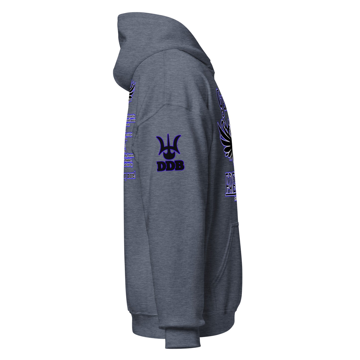 DDB Genuine Freedom Hoodie 012, by DocBlue Designer Brand