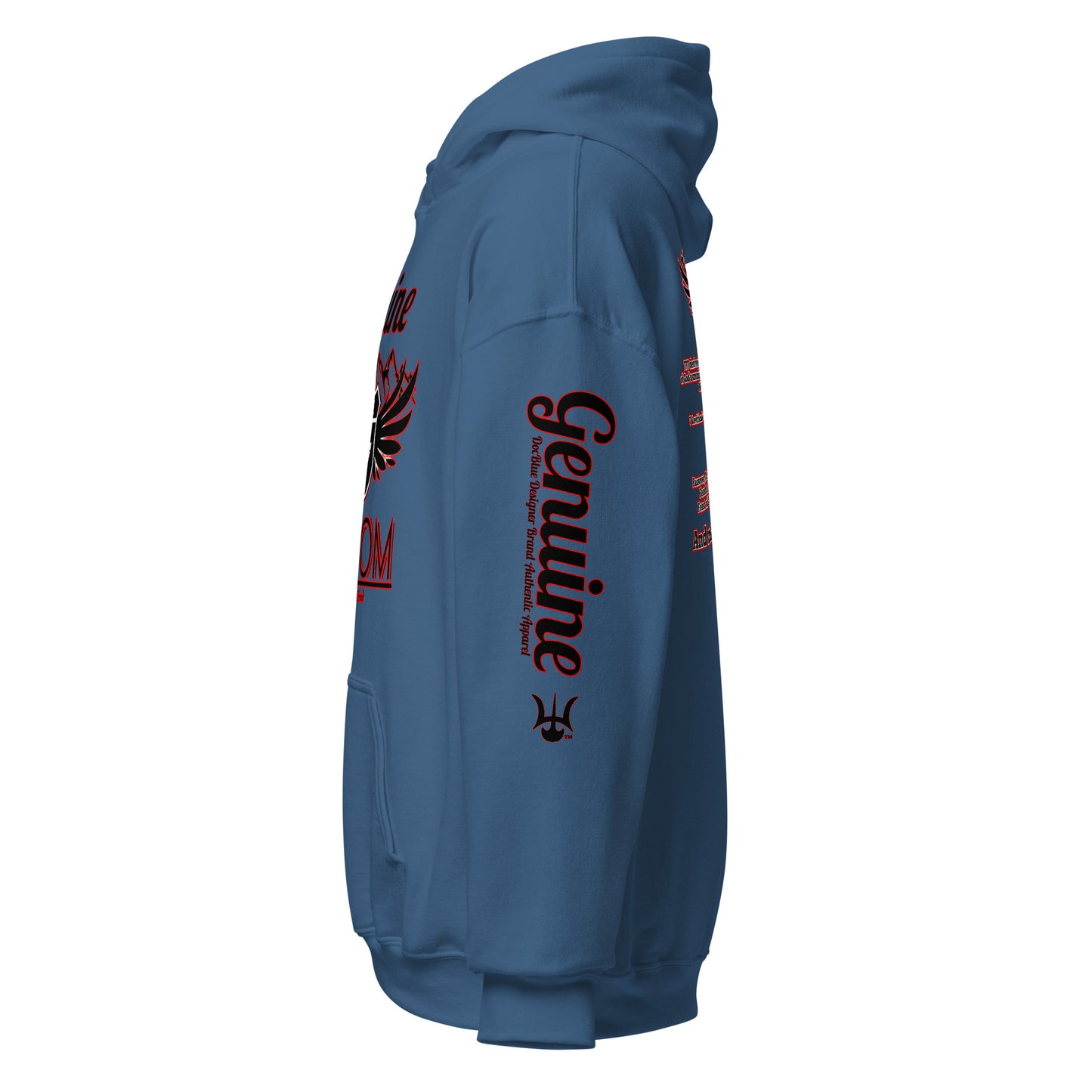 DDB Genuine Freedom Hoodie 011, by DocBlue Designer Brand