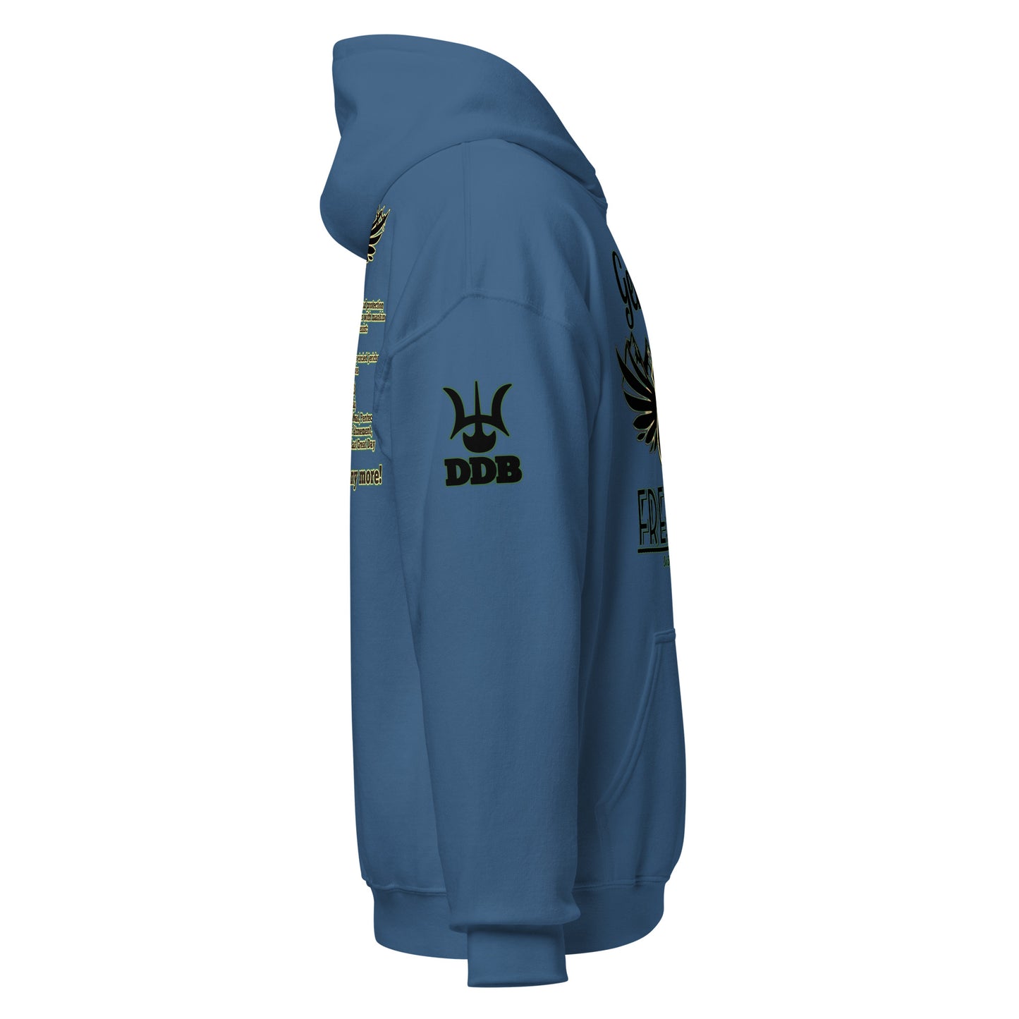 DDB Genuine Freedom Hoodie 013, by DocBlue Designer Brand