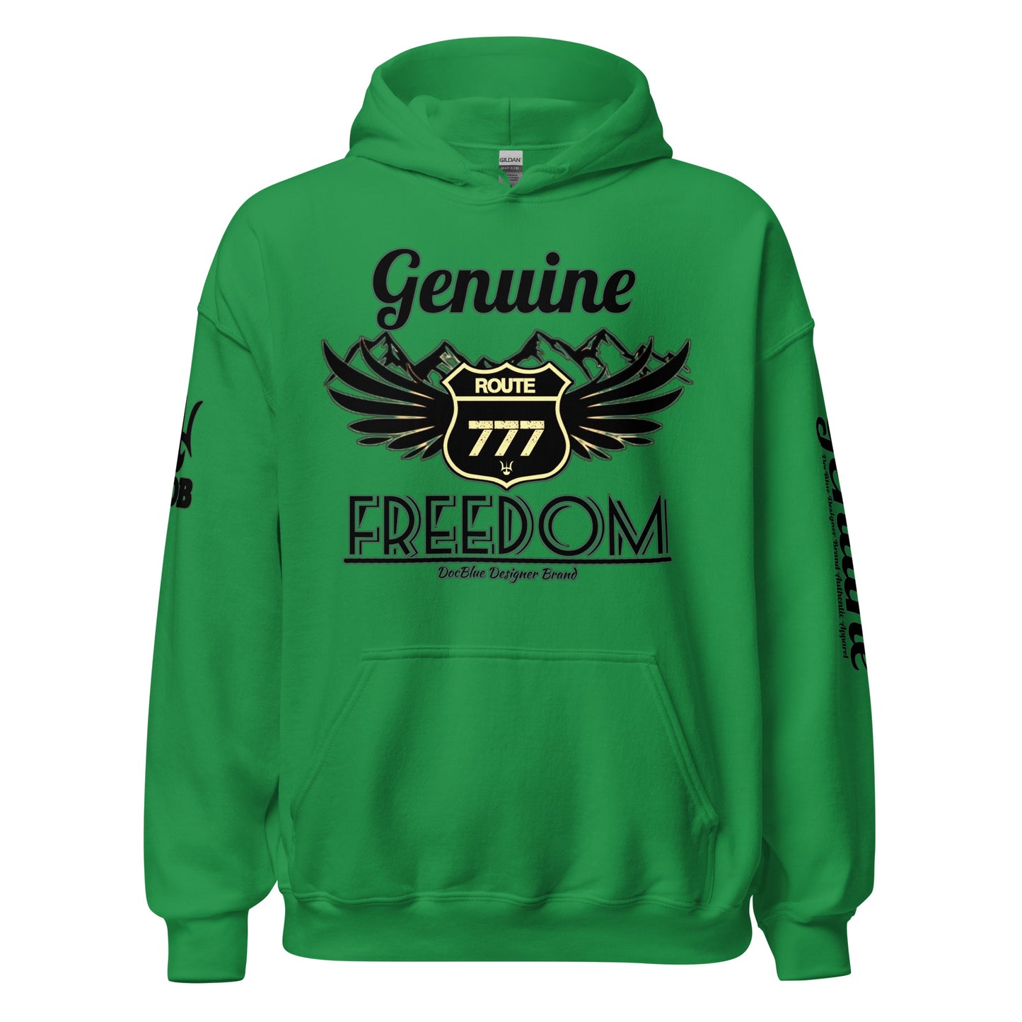 DDB Genuine Freedom Hoodie 013, by DocBlue Designer Brand