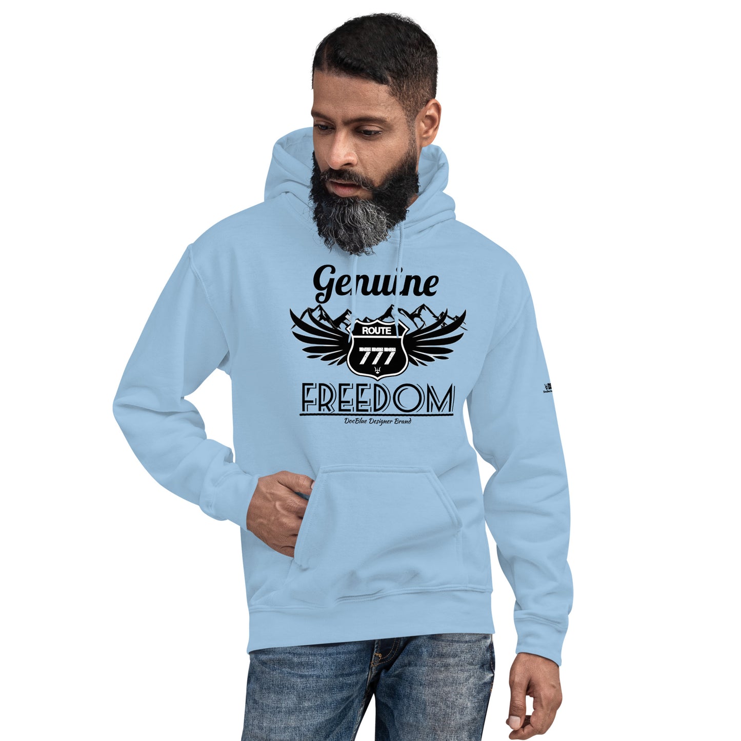 DDB Route 777 Hoodie, by DocBlue Designer Brand