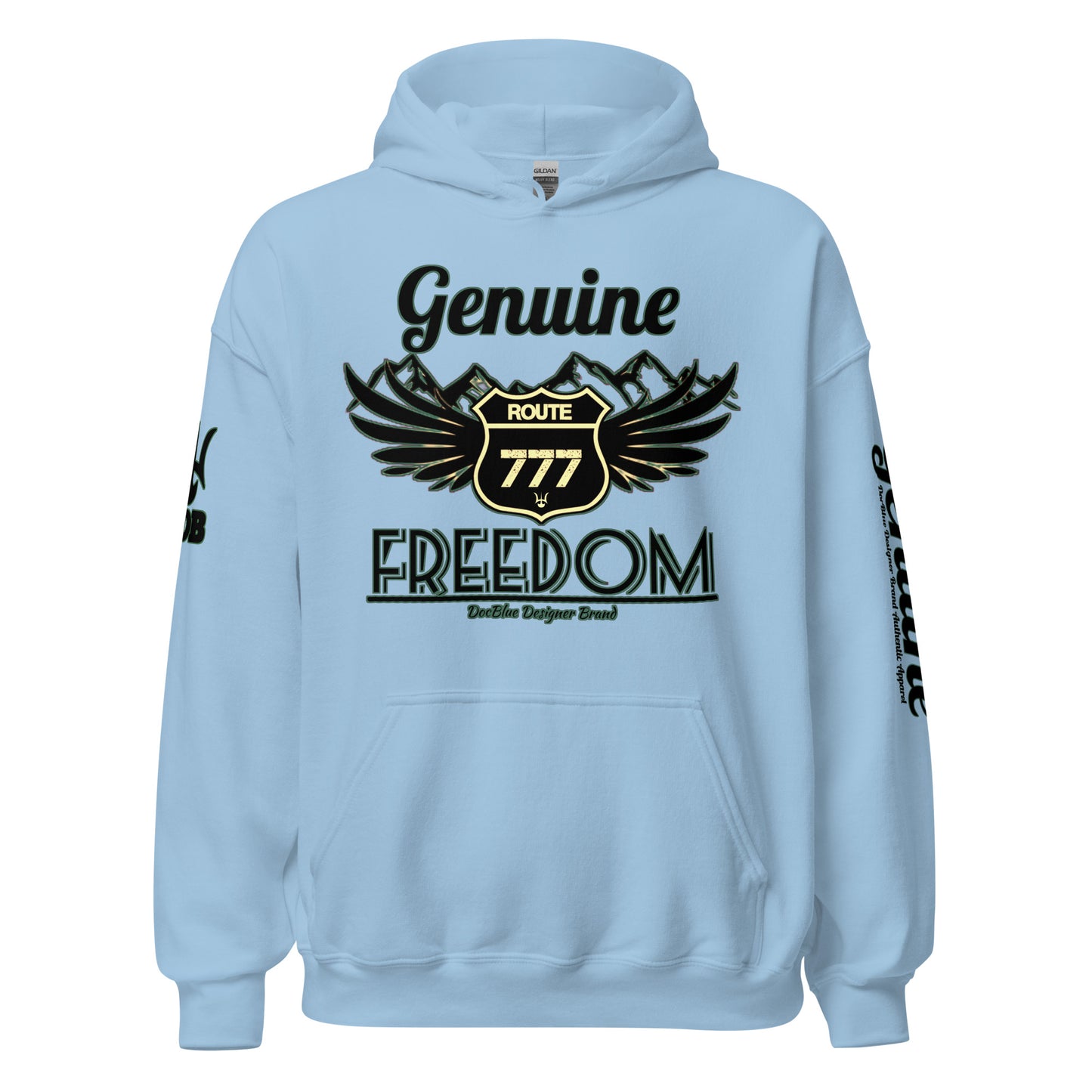 DDB Genuine Freedom Hoodie 013, by DocBlue Designer Brand