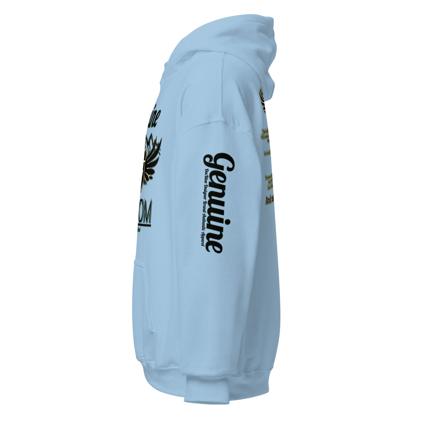 DDB Genuine Freedom Hoodie 013, by DocBlue Designer Brand