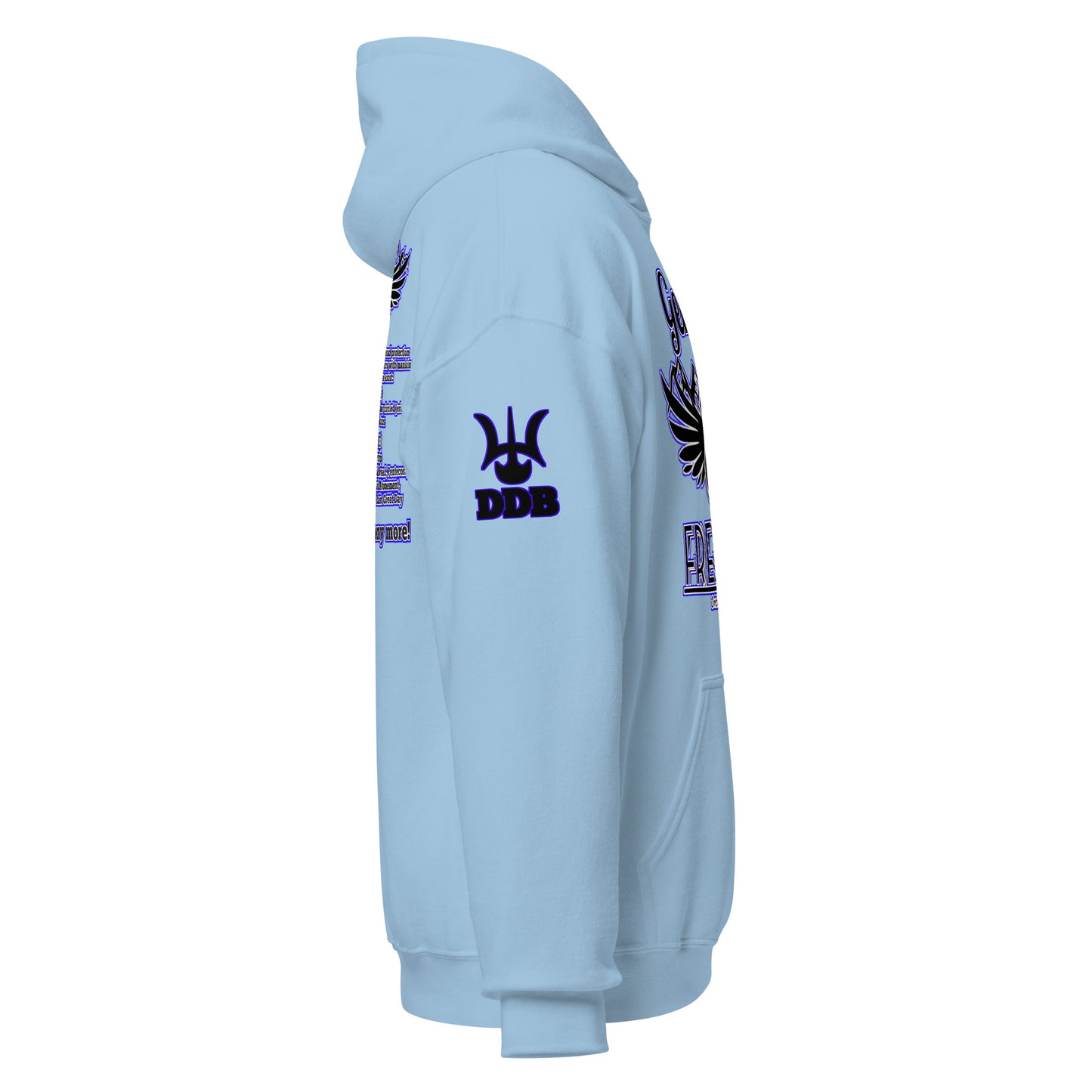 DDB Genuine Freedom Hoodie 012, by DocBlue Designer Brand