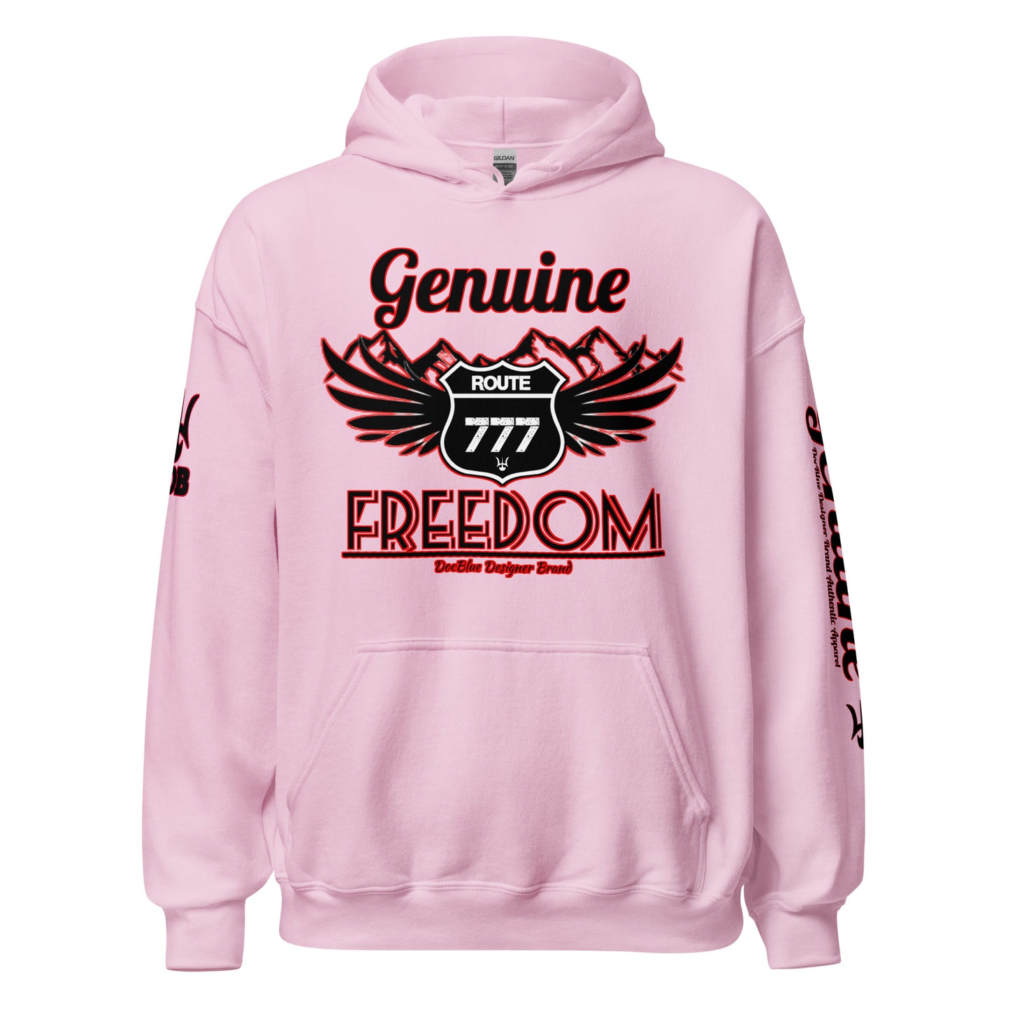 DDB Genuine Freedom Hoodie 011, by DocBlue Designer Brand