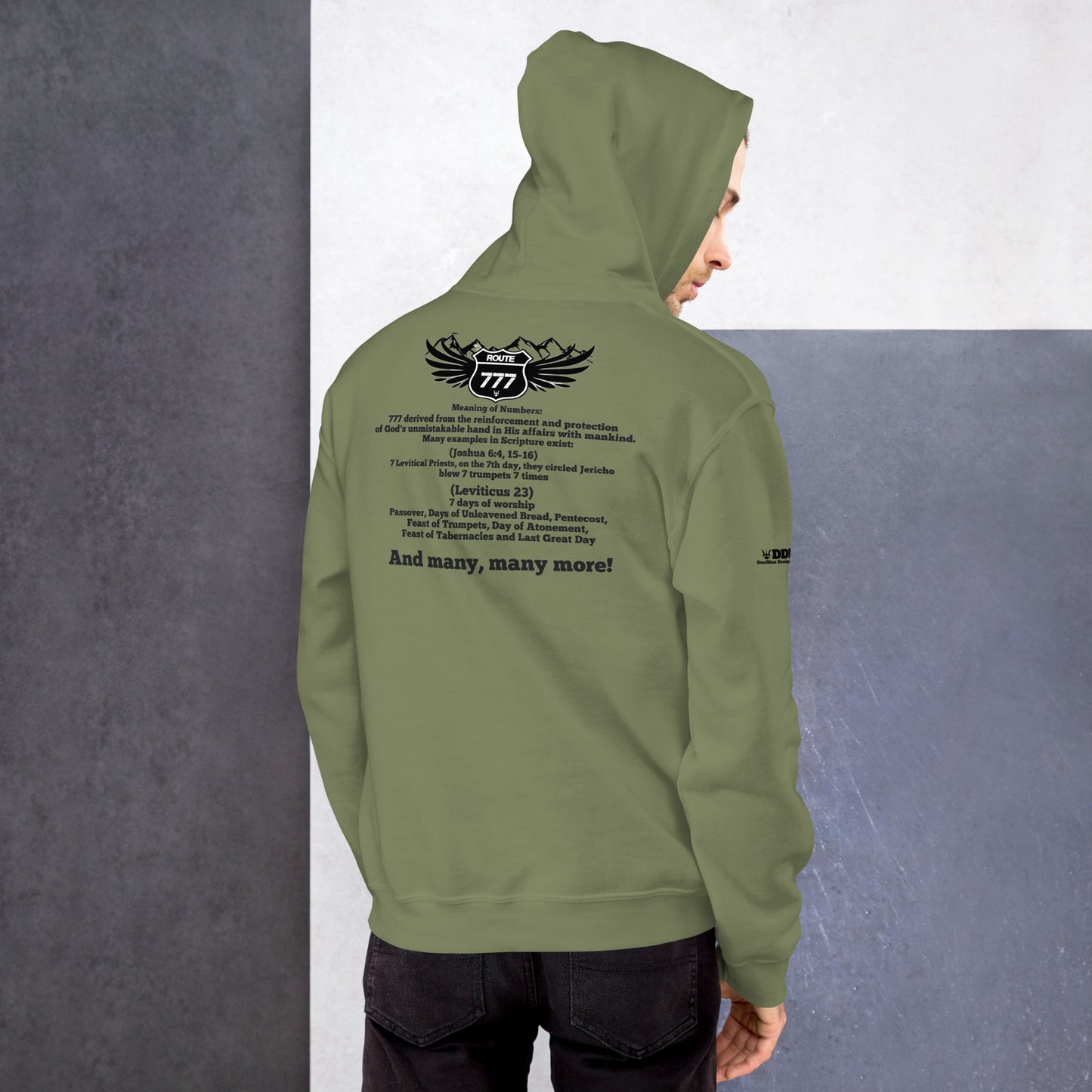 DDB Route 777 Hoodie, by DocBlue Designer Brand