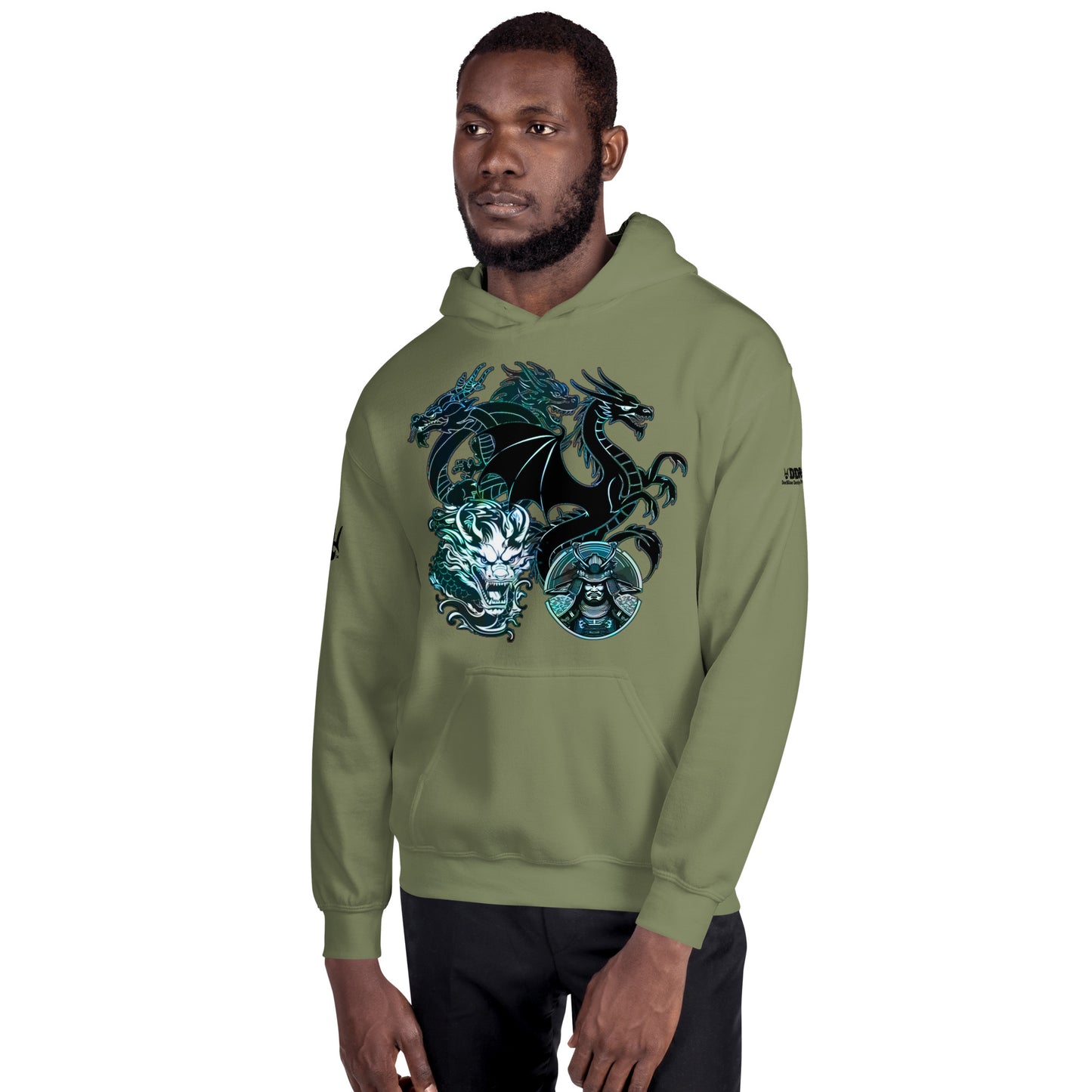 DDB Virtues of Bishido Hoodie 01, by DocBlue Designer Brand