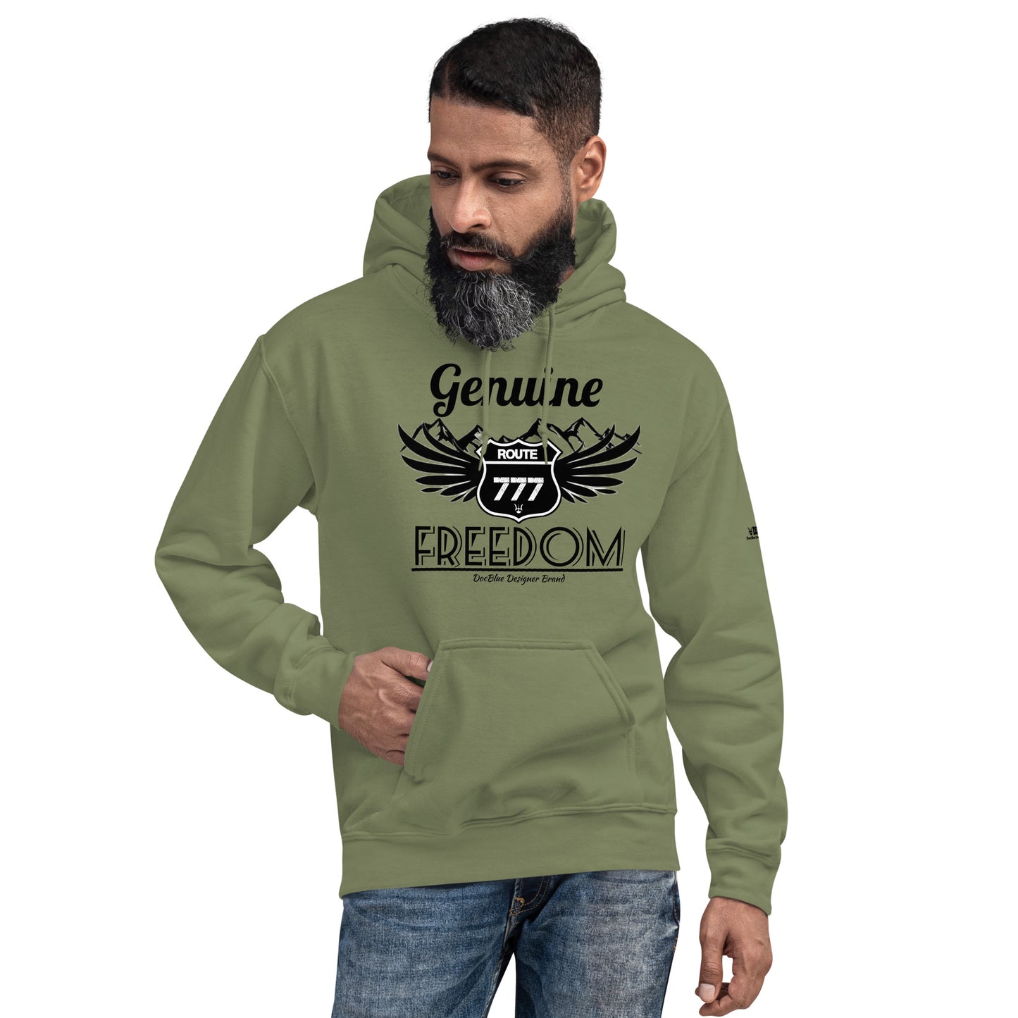 DDB Route 777 Hoodie, by DocBlue Designer Brand