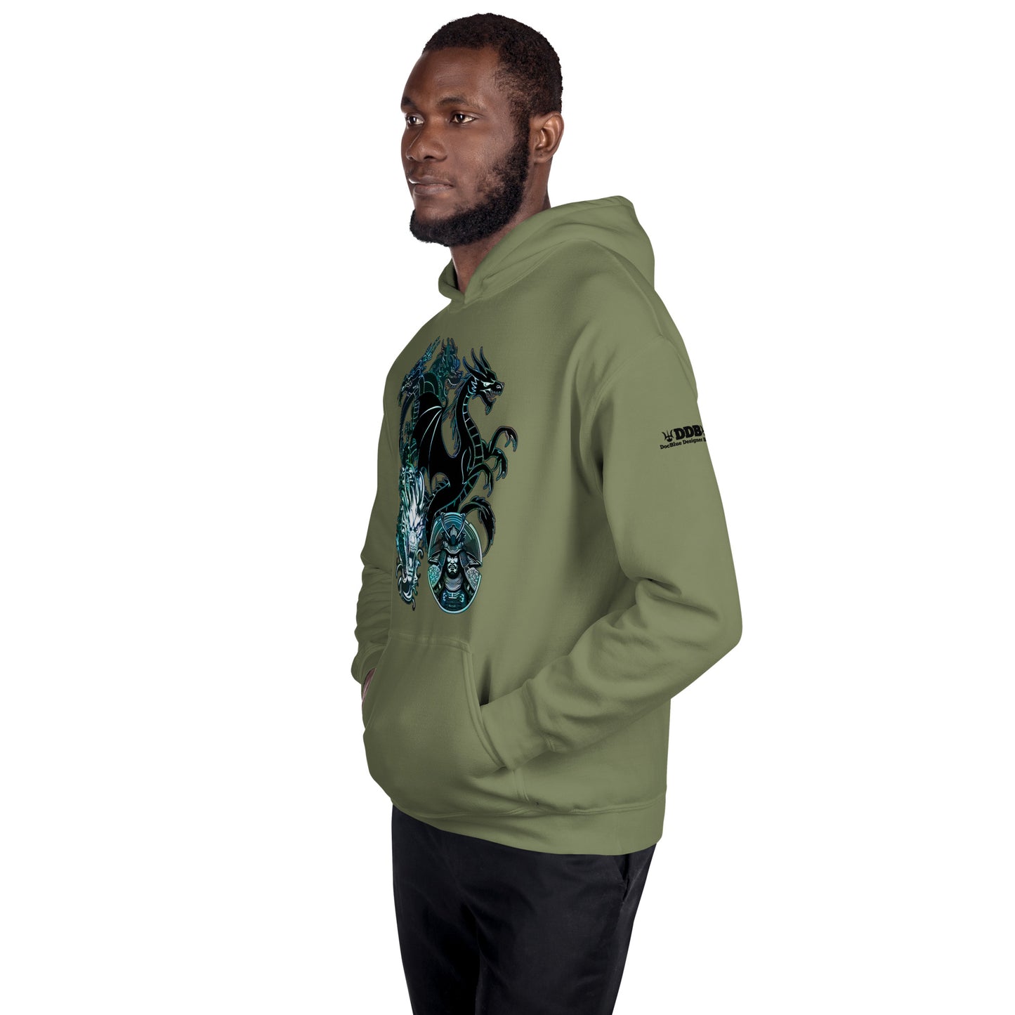 DDB Virtues of Bishido Hoodie 01, by DocBlue Designer Brand