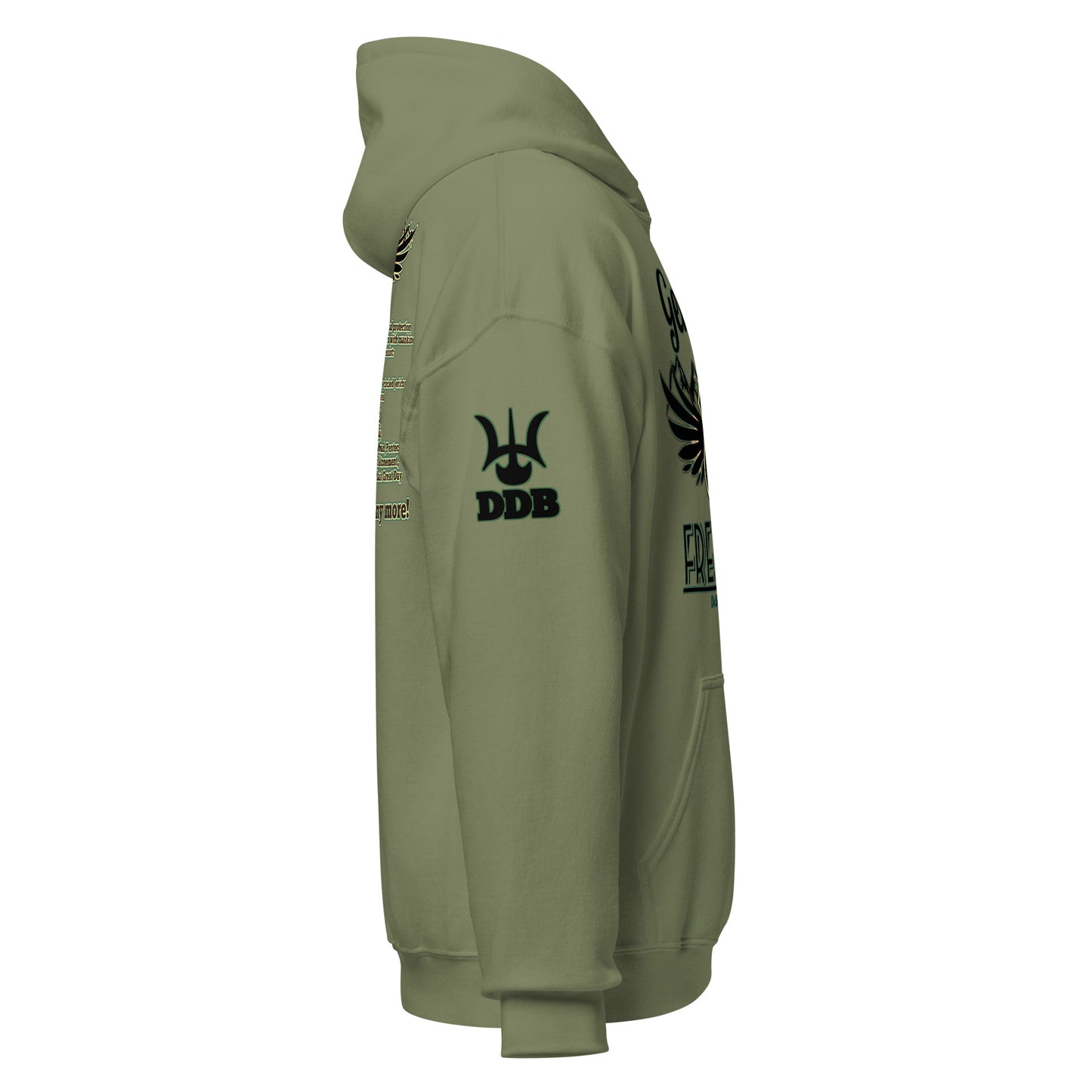 DDB Genuine Freedom Hoodie 013, by DocBlue Designer Brand