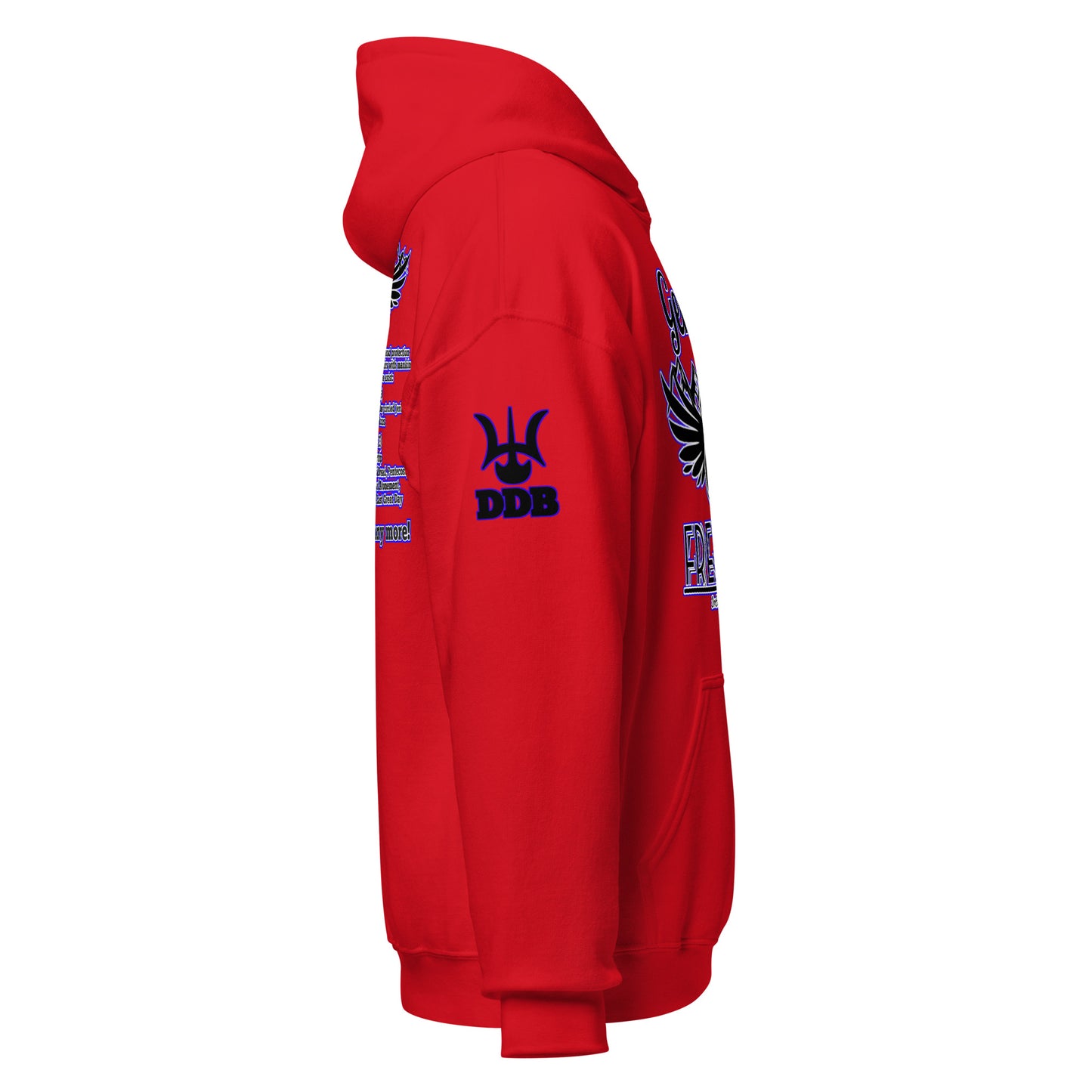 DDB Genuine Freedom Hoodie 012, by DocBlue Designer Brand