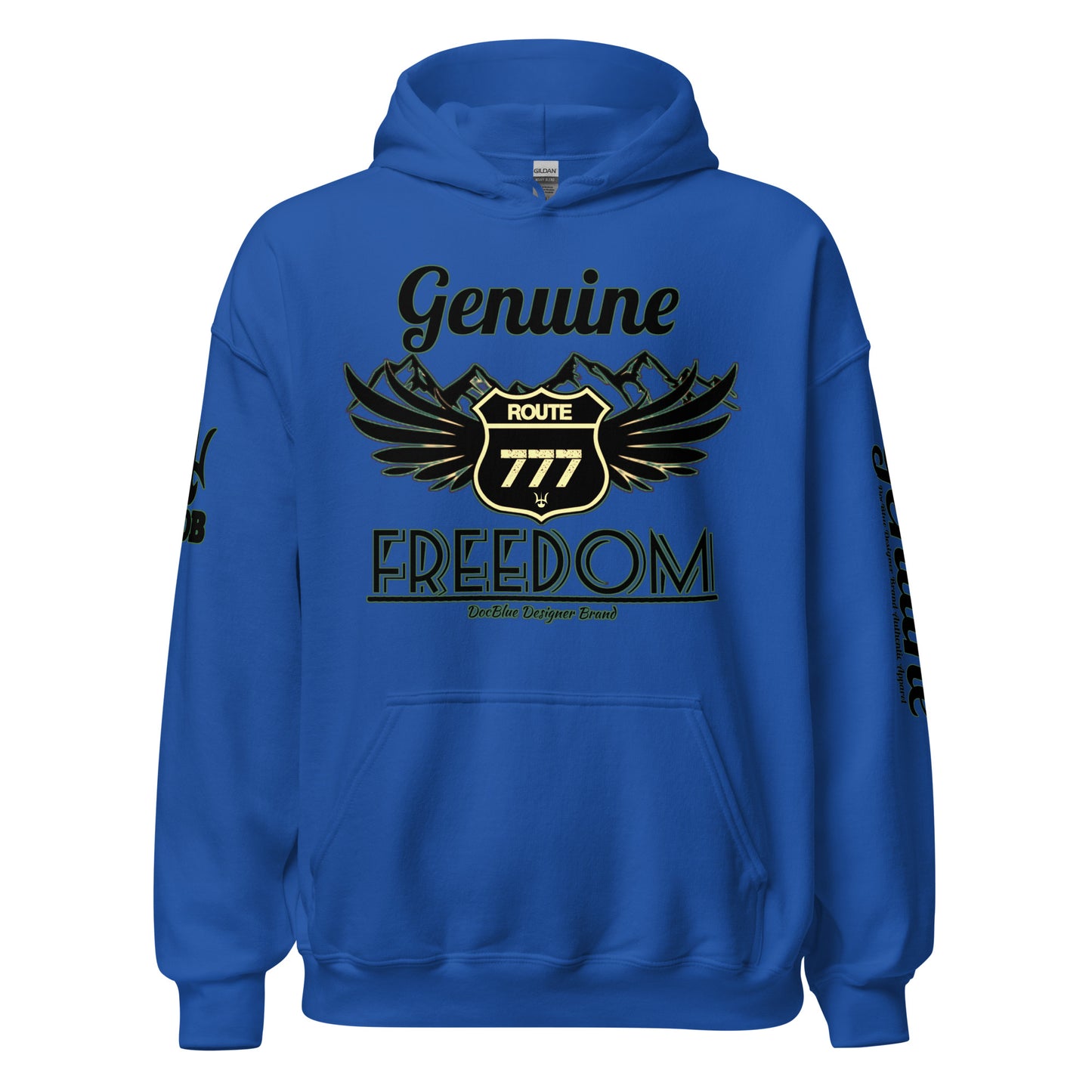 DDB Genuine Freedom Hoodie 013, by DocBlue Designer Brand