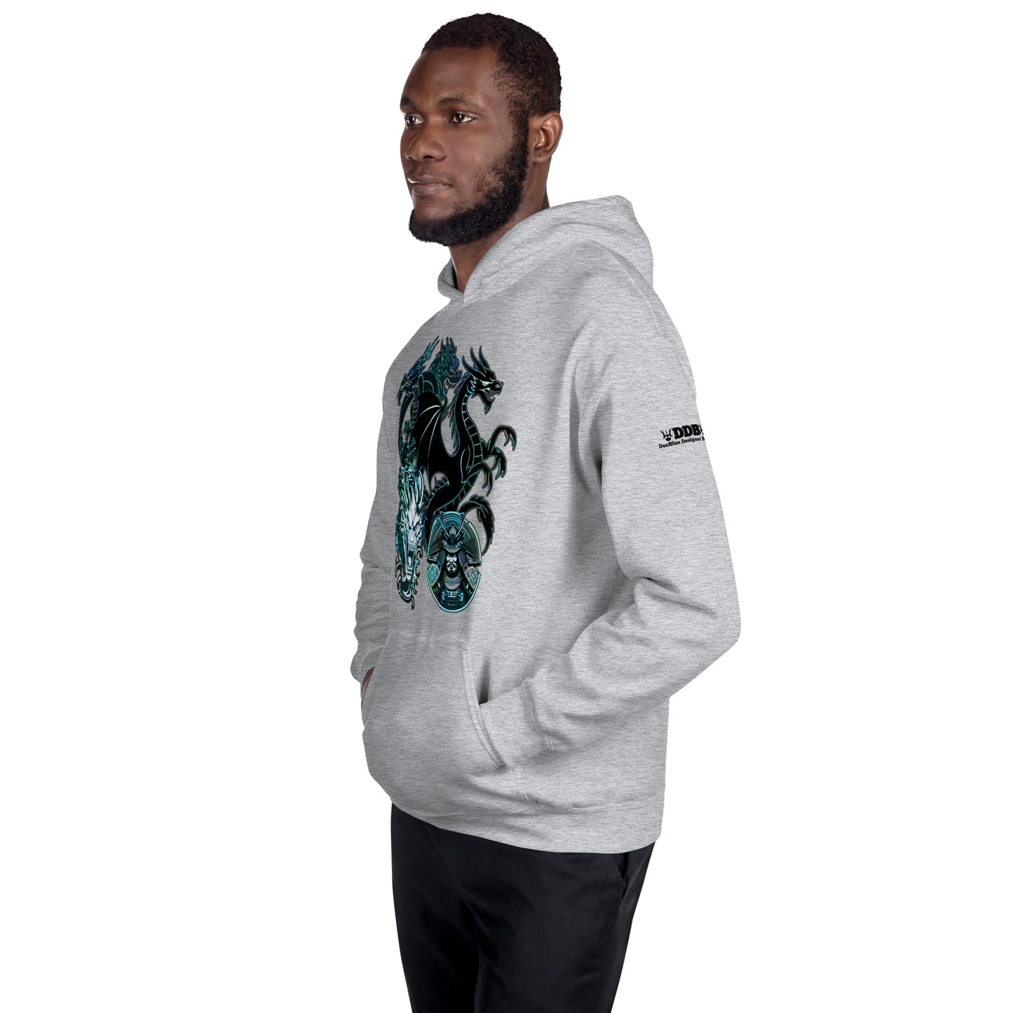 DDB Virtues of Bishido Hoodie 01, by DocBlue Designer Brand