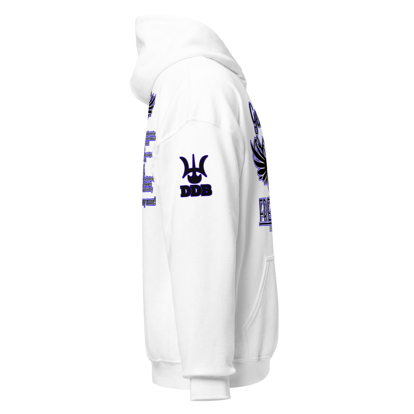 DDB Genuine Freedom Hoodie 012, by DocBlue Designer Brand