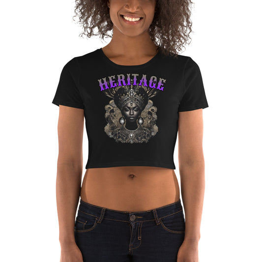 DDB Heritage Women’s Crop Tee 010, by DocBlue Designer Brand