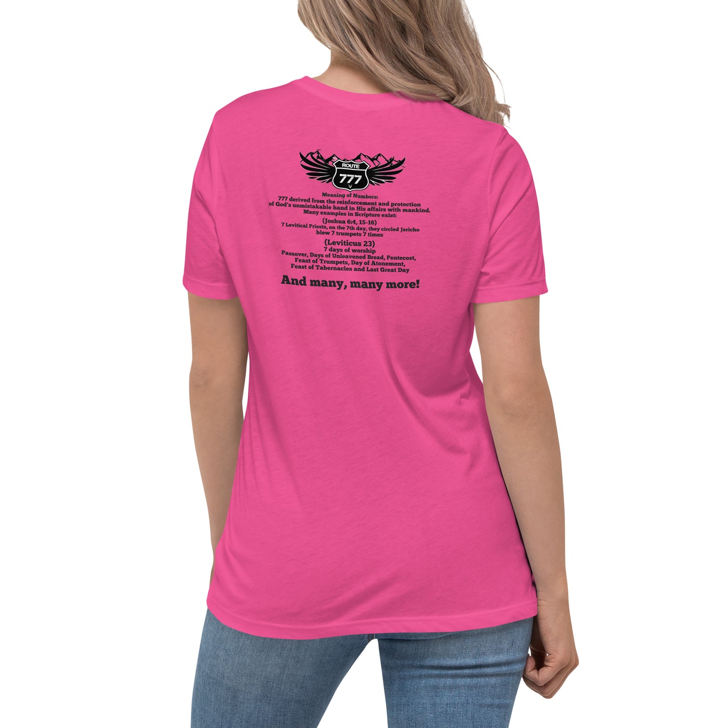 DDB Route 777 Women's Relaxed T-Shirt, by DocBlue  Designer Brand