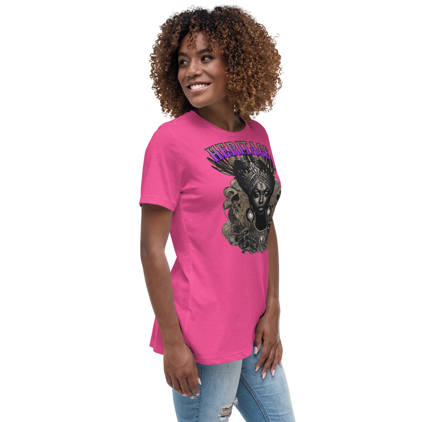 DDB Heritage Women's Relaxed T-Shirt 010, by DocBlue Designer Brand