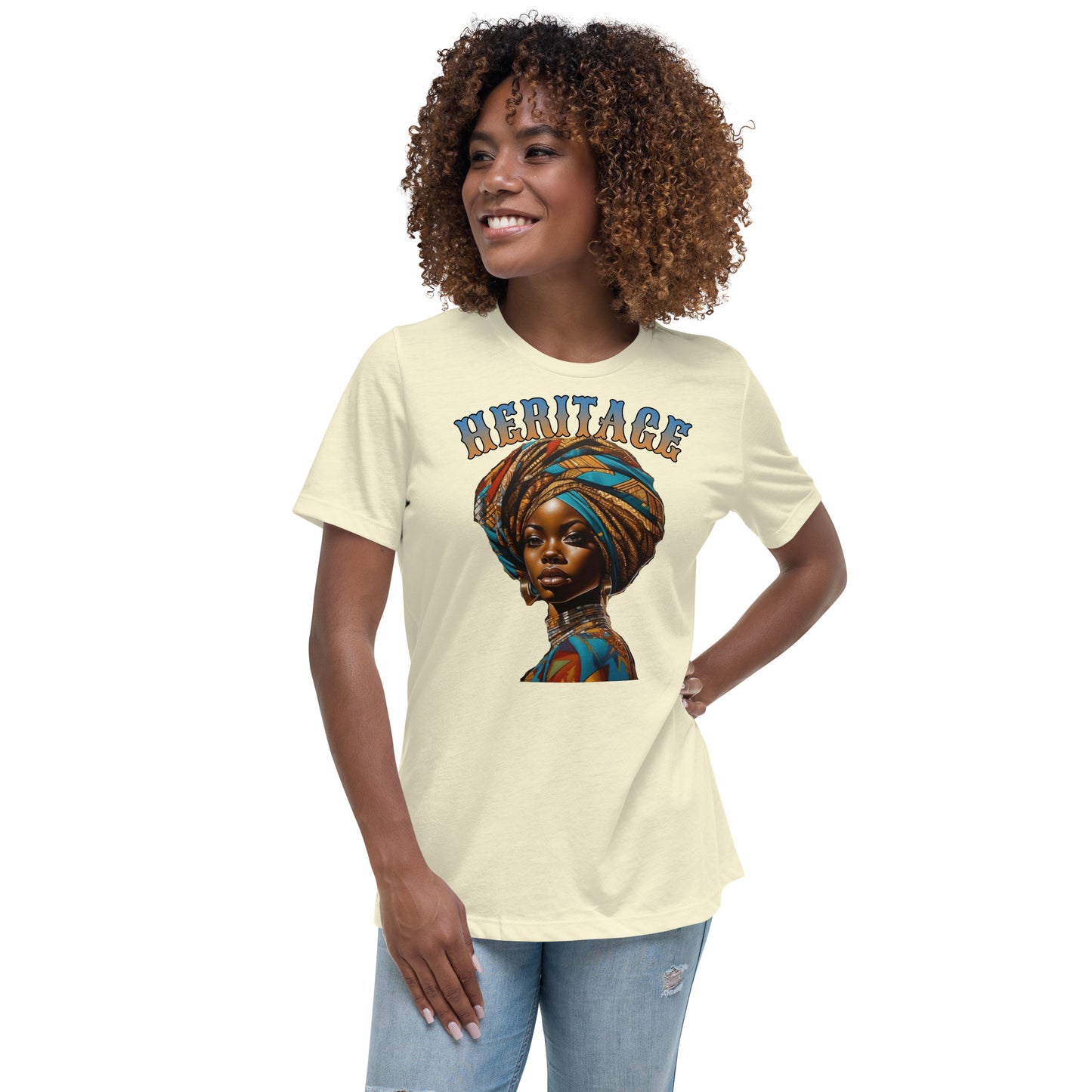 DDB Heritage Women's Relaxed T-Shirt 011, by DocBlue Designer Brand