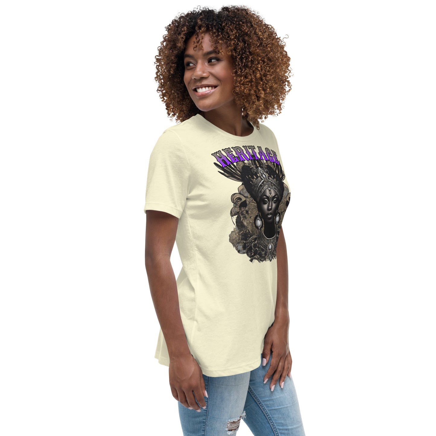 DDB Heritage Women's Relaxed T-Shirt 010, by DocBlue Designer Brand