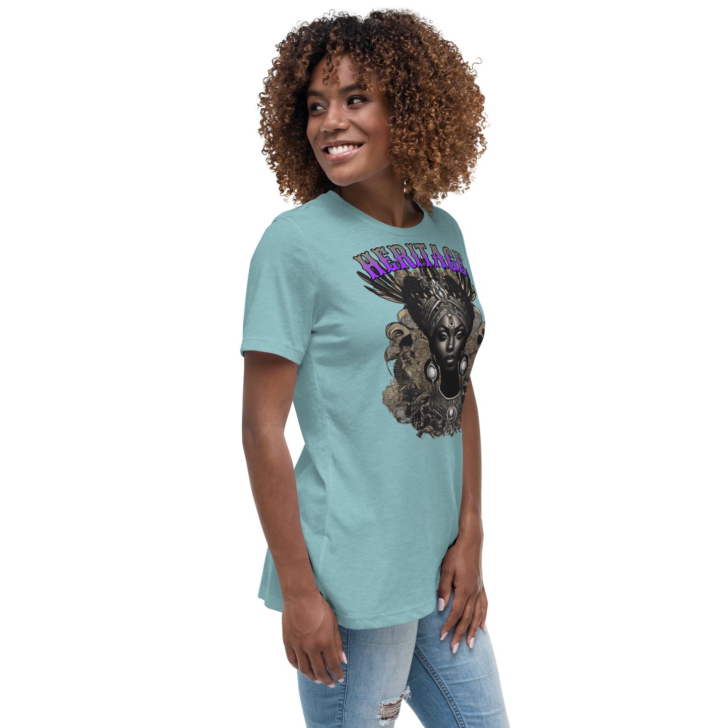 DDB Heritage Women's Relaxed T-Shirt 010, by DocBlue Designer Brand