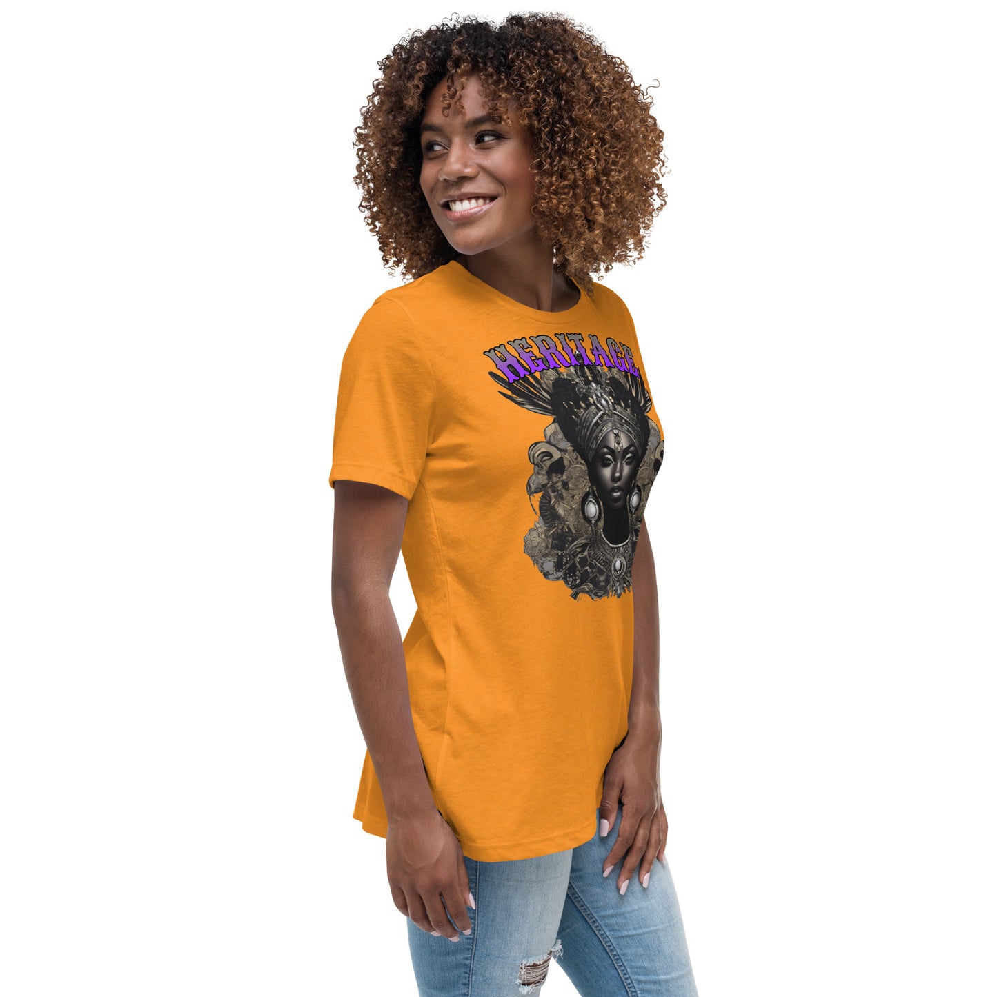 DDB Heritage Women's Relaxed T-Shirt 010, by DocBlue Designer Brand