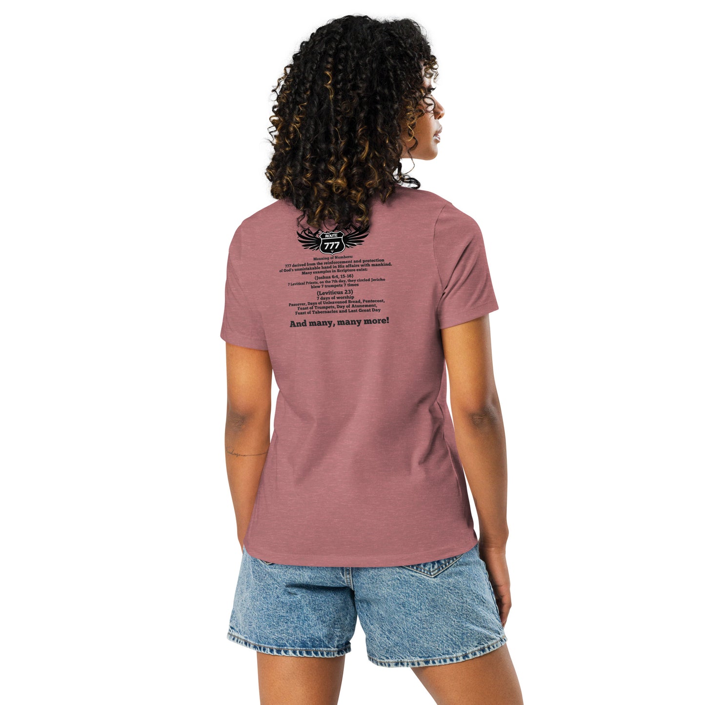 DDB Route 777 Women's Relaxed T-Shirt, by DocBlue  Designer Brand