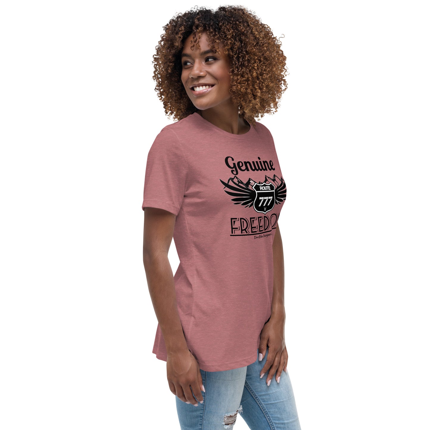 DDB Route 777 Women's Relaxed T-Shirt, by DocBlue  Designer Brand