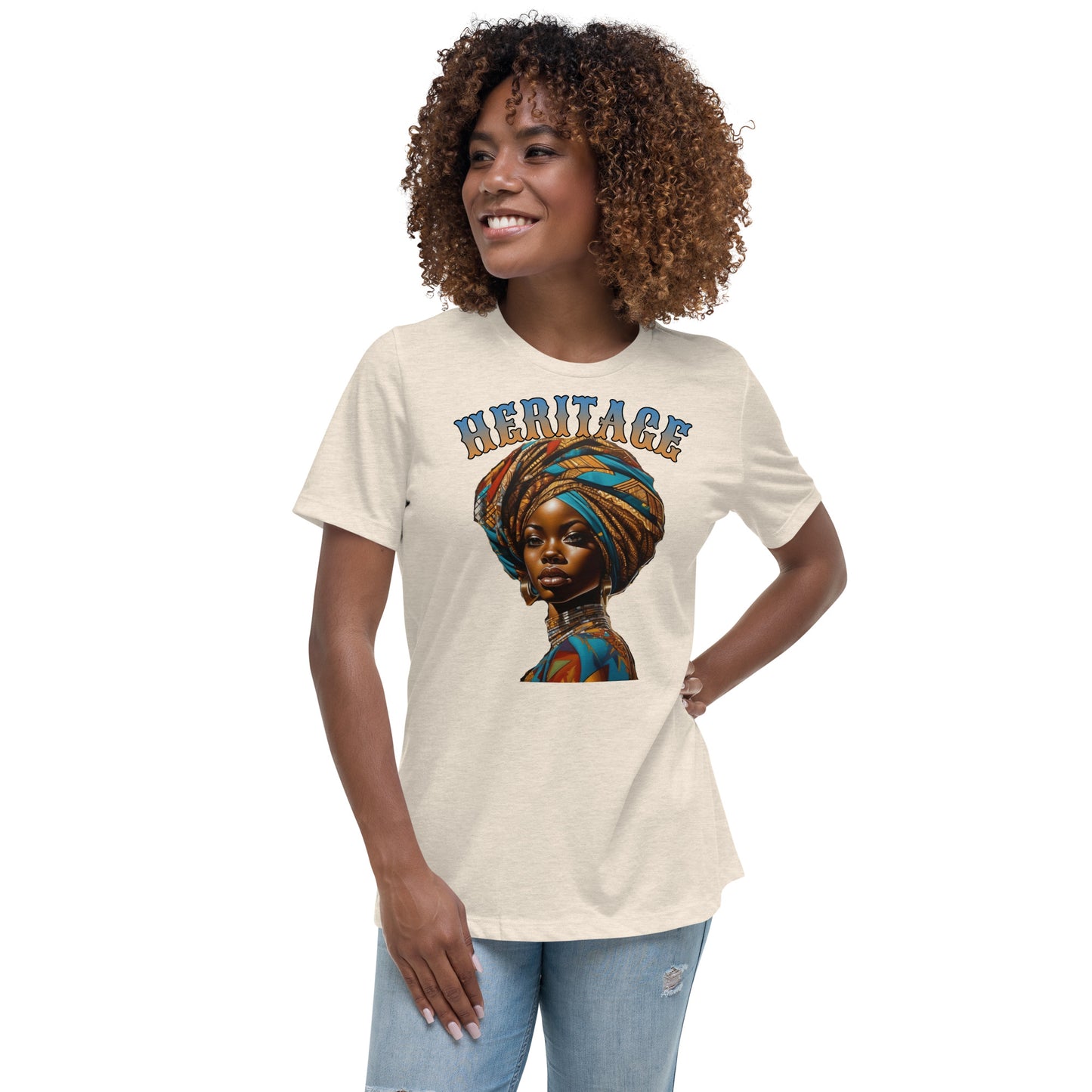 DDB Heritage Women's Relaxed T-Shirt 011, by DocBlue Designer Brand