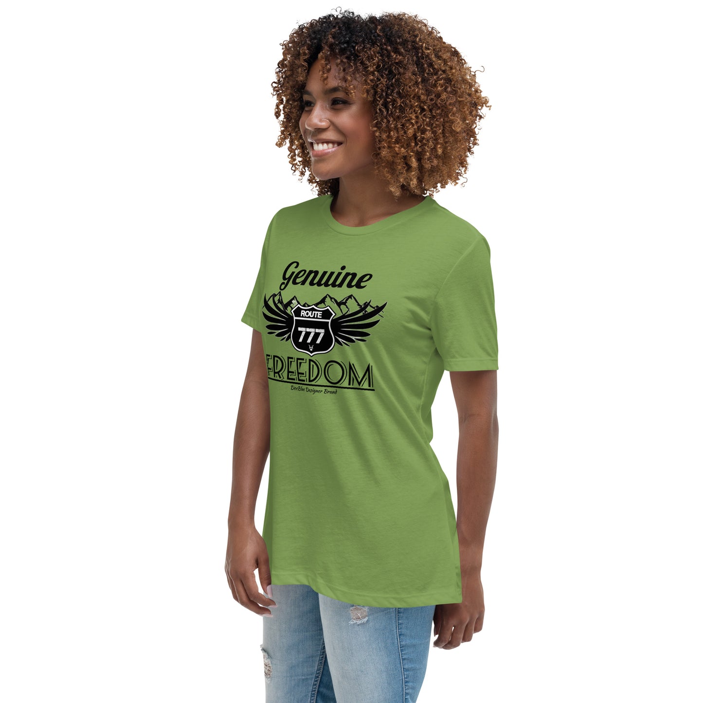 DDB Route 777 Women's Relaxed T-Shirt, by DocBlue  Designer Brand