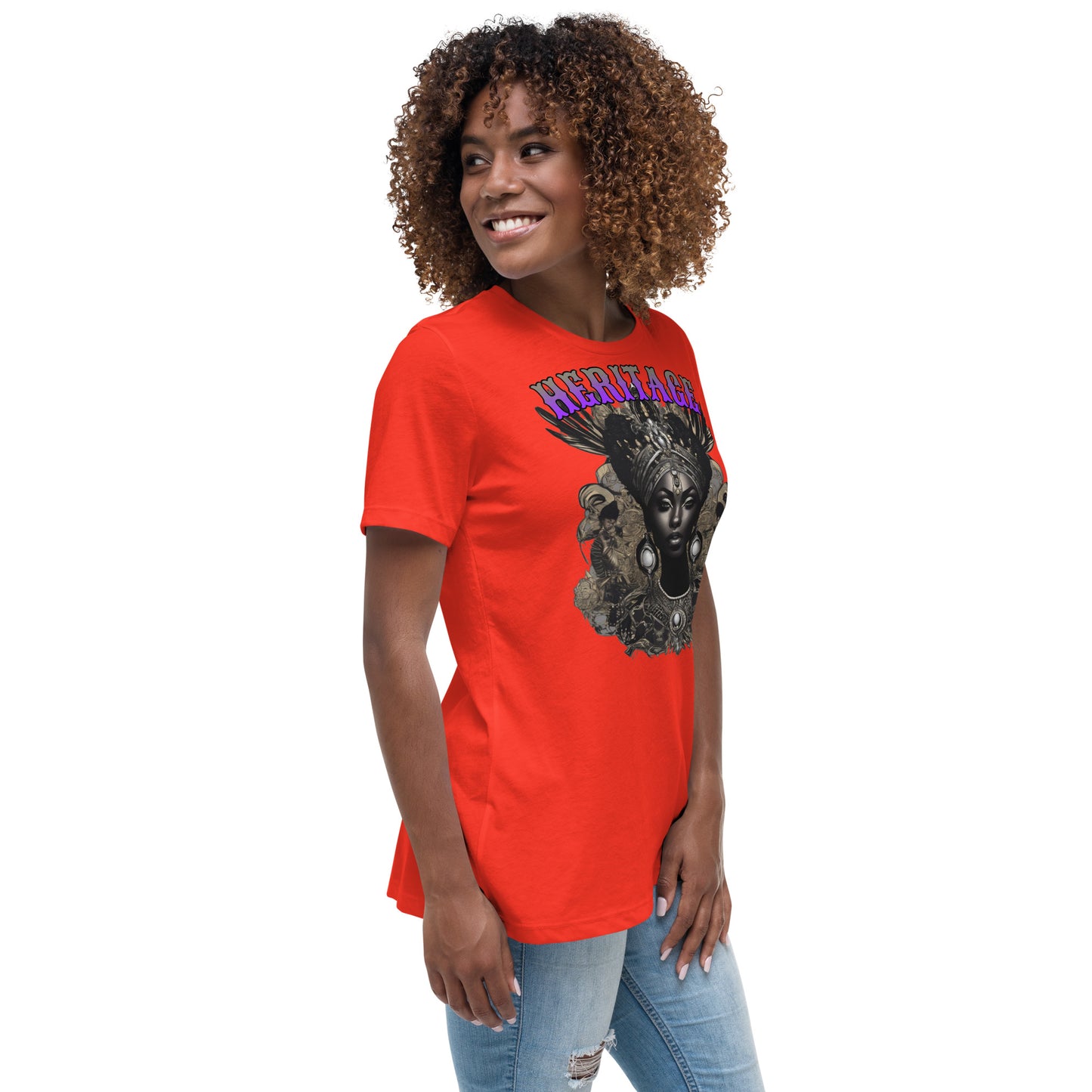 DDB Heritage Women's Relaxed T-Shirt 010, by DocBlue Designer Brand